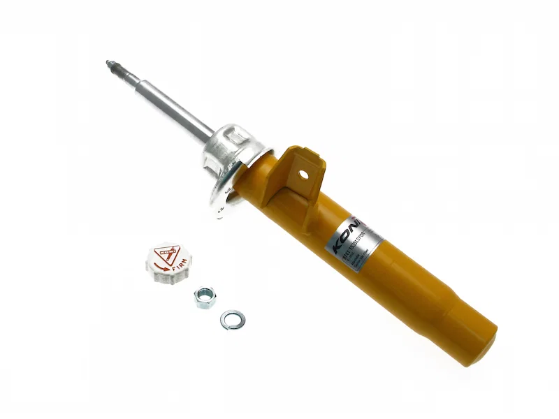 Koni 8741 1535LSPOR, Front Left Sport (yellow) 8741- externally adjustable, low pressure gas full strut for BMW
