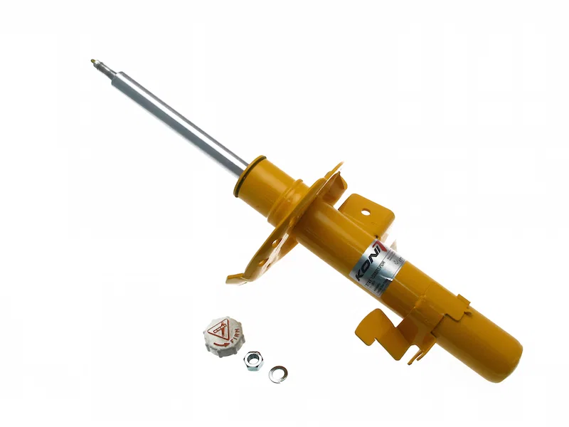 Koni 8741 1538RSPOR, Front Right Sport (yellow) 8741- externally adjustable, low pressure gas full strut for Volvo
