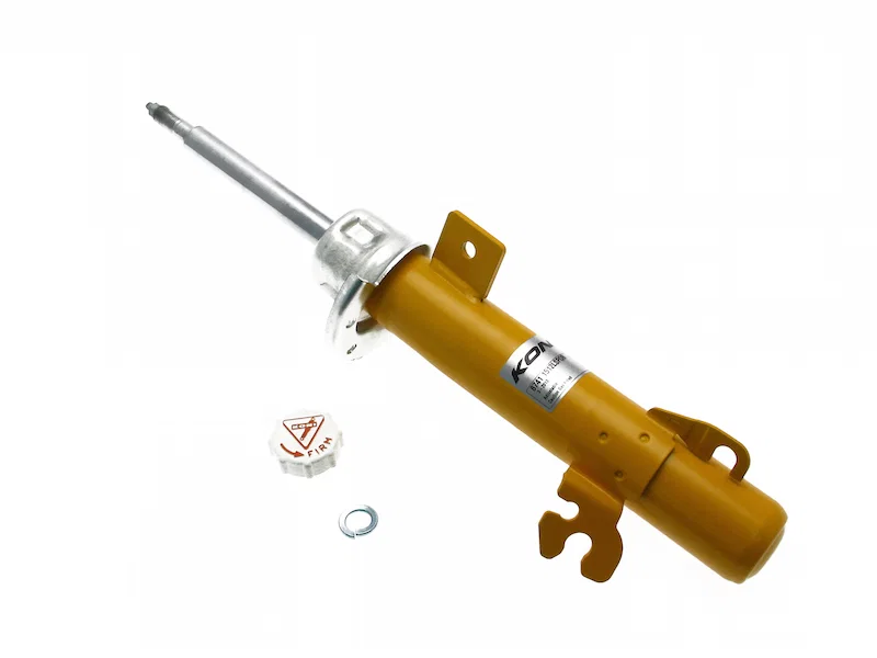 Front Left Sport (yellow) 8741- externally adjustable, low pressure gas full strut for 2007-2015 Mini Cooper