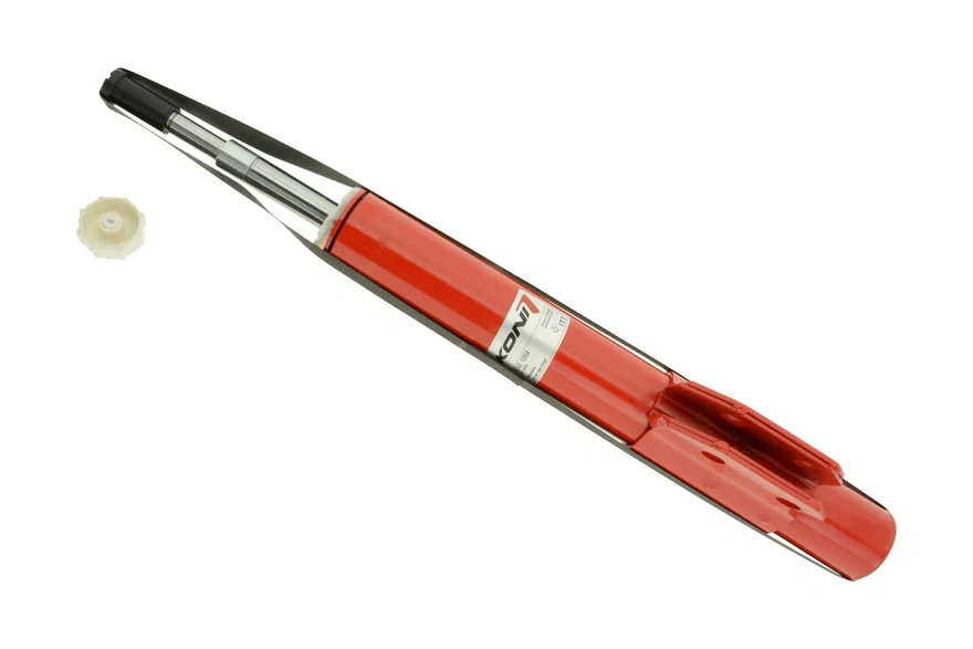 Koni 8741 1054, Front Special (red) 8741- externally adjustable, low pressure gas full strut for Ford Mustang