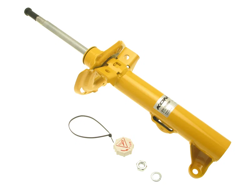 Koni 8741 1554SPORT, Front Sport (yellow) 8741- externally adjustable, low pressure gas full strut for Mercedes-Benz