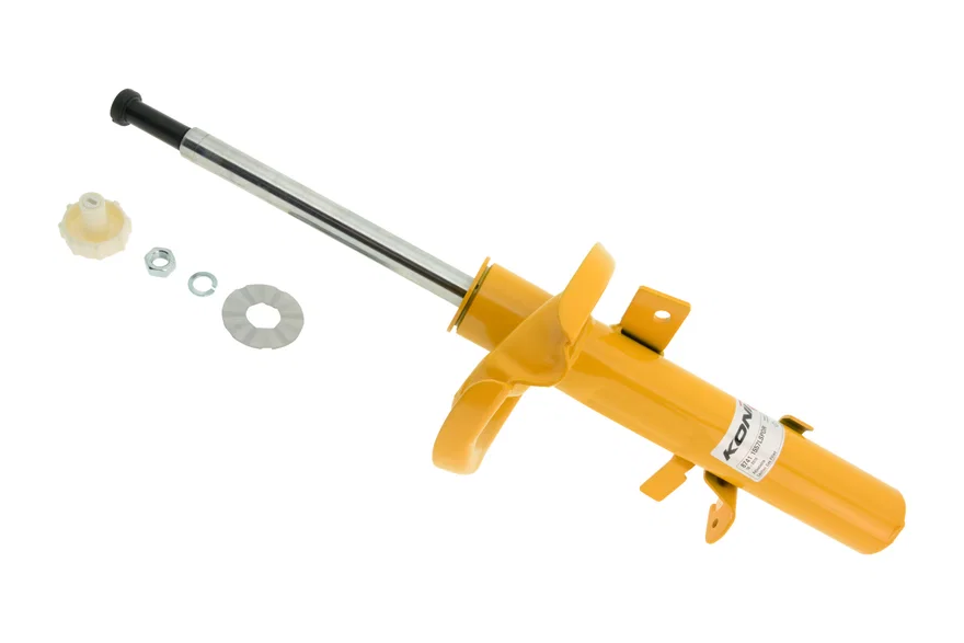 Front Left Sport (yellow) 8741- externally adjustable, low pressure gas full strut for 2012-2013 Ford Focus