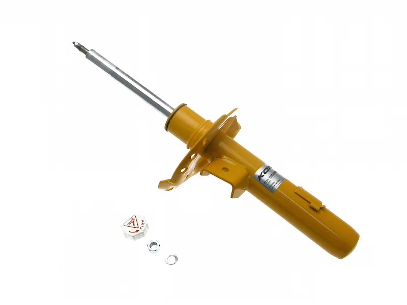 Koni 8741 1538LSPOR, Front Left Sport (yellow) 8741- externally adjustable, low pressure gas full strut for Volvo