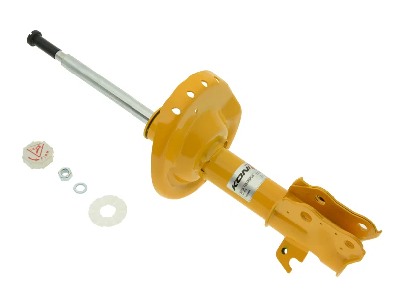 Front Right Sport (yellow) 8710 SERIESs- externally adjustable, non-gas full strut for 2008-2010 Subaru Impreza