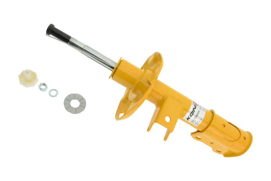 Koni 8741 1576RSPOR, Front Right Sport (yellow) 8741- externally adjustable, low pressure gas full strut for Mercedes-Benz