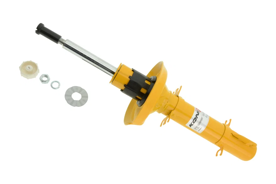 Koni 8710 1337SPORT, Front Sport (yellow) 8710 SERIESs- externally adjustable, non-gas full strut for Volkswagen