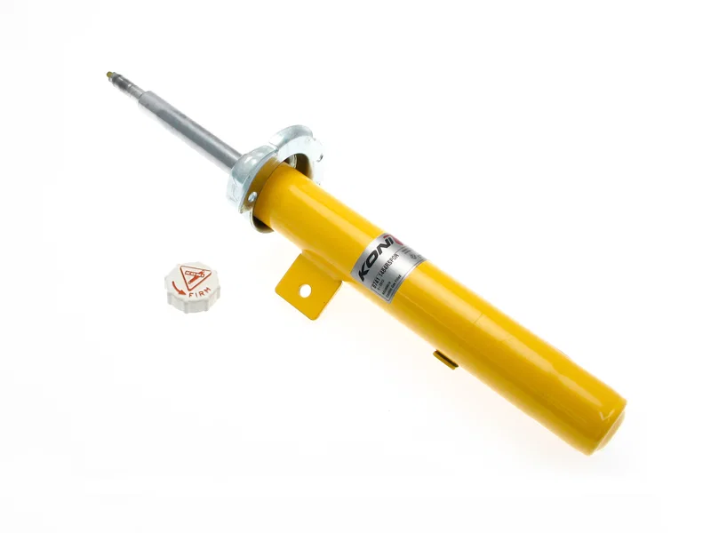 Koni 8741 1484RSPOR, Front Right Sport (yellow) 8741- externally adjustable, low pressure gas full strut for BMW