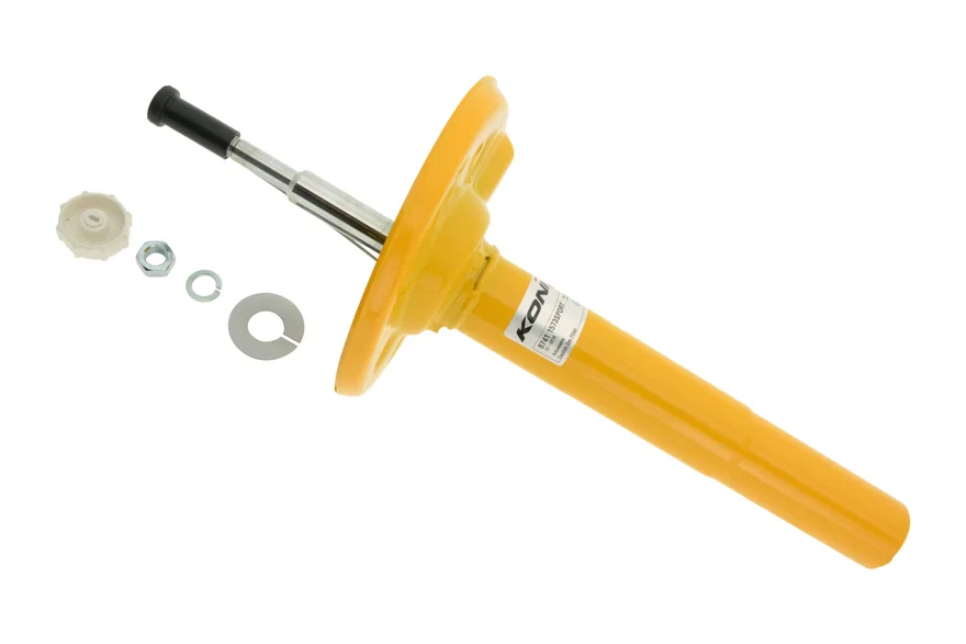Koni 8741 1573SPORT, Front Sport (yellow) 8741- externally adjustable, low pressure gas full strut for Porsche Boxster