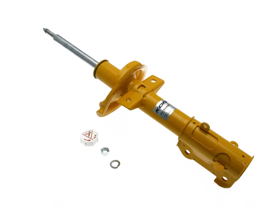 Front Sport (yellow) 8741- externally adjustable, low pressure gas full strut for 2011-2014 Ford Mustang