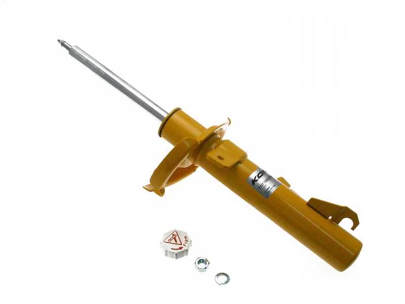 Front Left Sport (yellow) 8741- externally adjustable, low pressure gas full strut for Volvo and Mazda