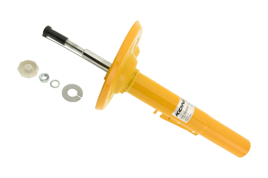 Koni 8741 1543SPORT, Front Sport (yellow) 8741- externally adjustable, low pressure gas full strut for Porsche 911