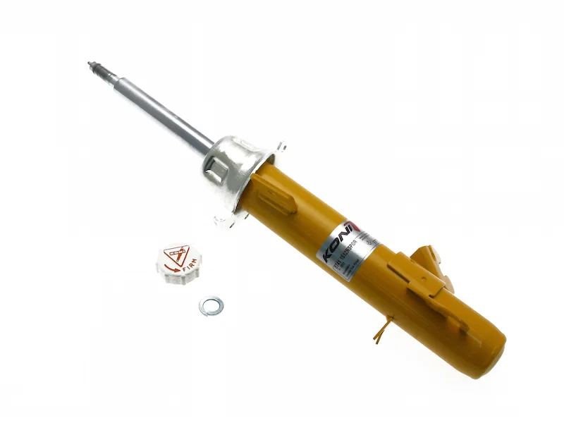 Front Right Sport (yellow) 8741- externally adjustable, low pressure gas full strut for 2007-2015 Mini Cooper