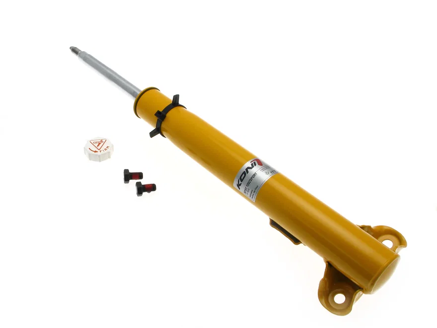 Koni 8741 1092SPORT, Front Sport (yellow) 8741- externally adjustable, low pressure gas full strut for Mercedes-Benz