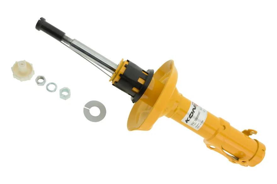 Koni 8741 1258SPORT, Front Sport (yellow) 8741- externally adjustable, low pressure gas full strut for Volkswagen
