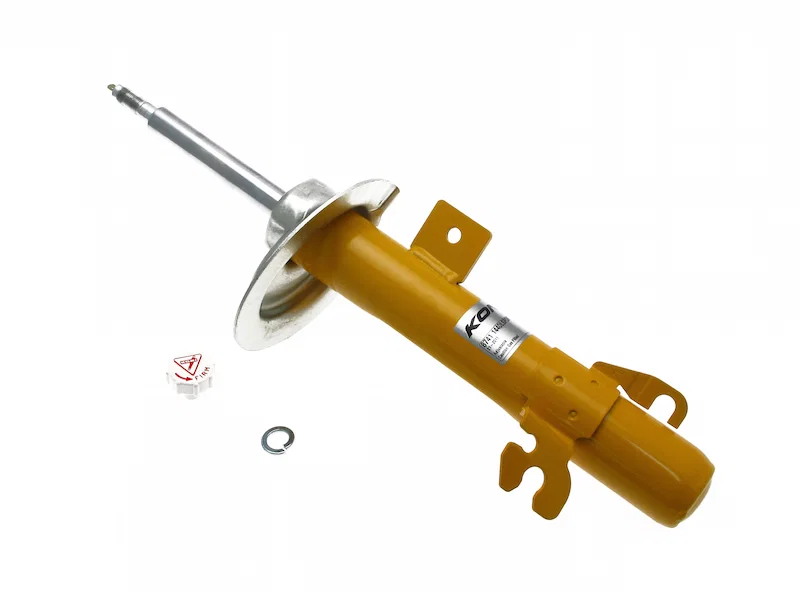 Front Left Sport (yellow) 8741- externally adjustable, low pressure gas full strut for 2002-2008 Mini Cooper