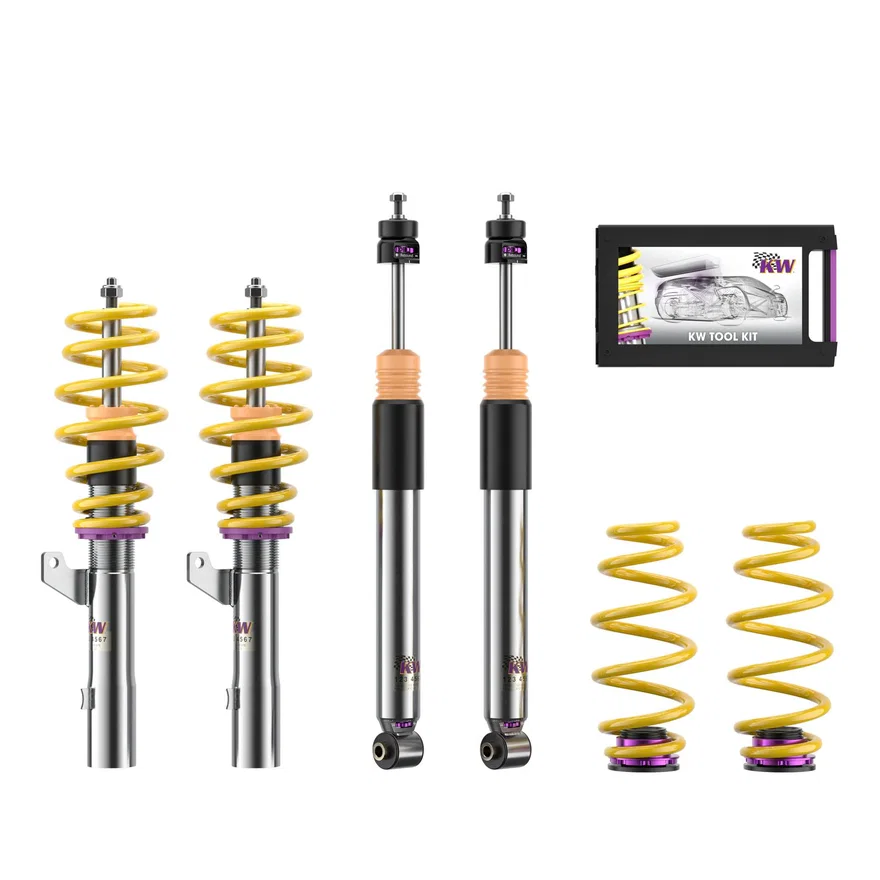 KW 352800AT, SUSPENSIONS 352800AT KW V3 COILOVER KIT BUNDLE for Volkswagen Arteon
