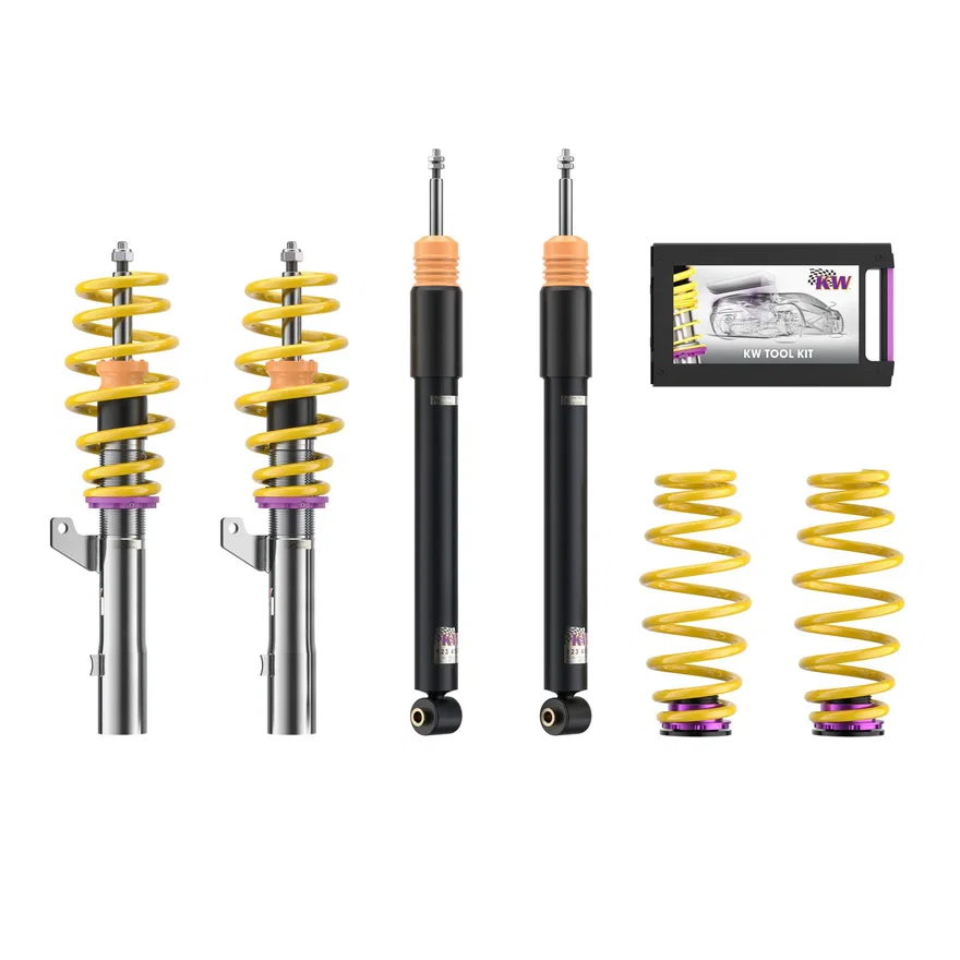 KW 1521000T, SUSPENSIONS 1521000T KW V2 COILOVER KIT BUNDLE for Audi S3
