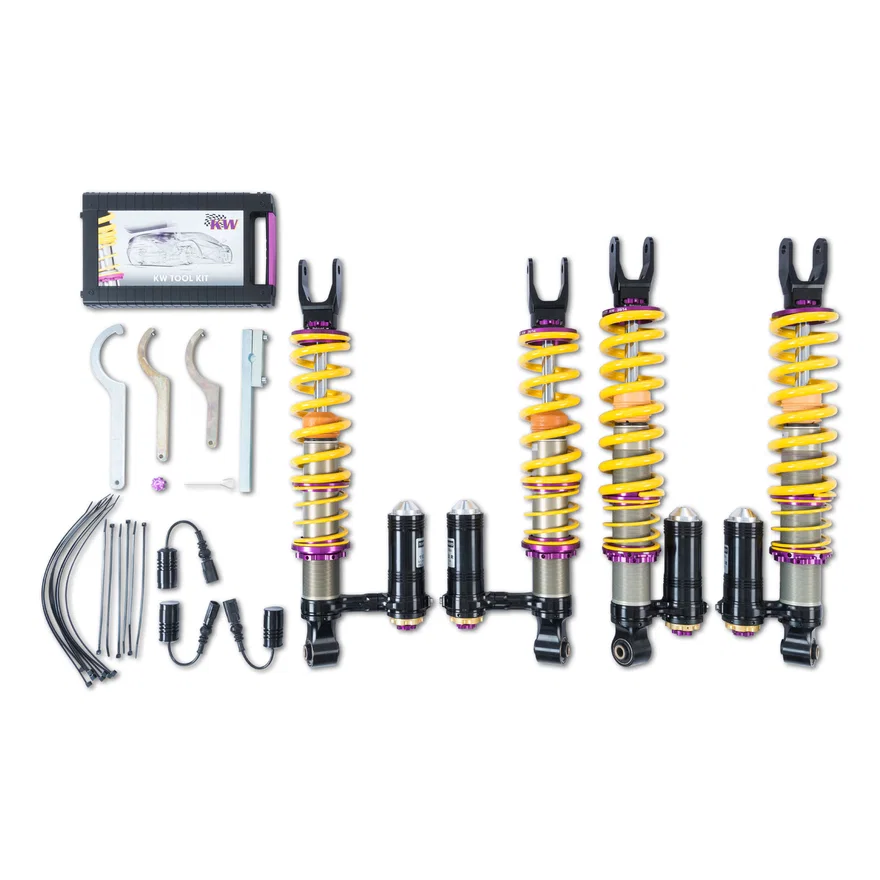 KW 3A711010, SUSPENSIONS 3A711010 KW V4 COILOVER KIT BUNDLE for Lamborghini Aventador