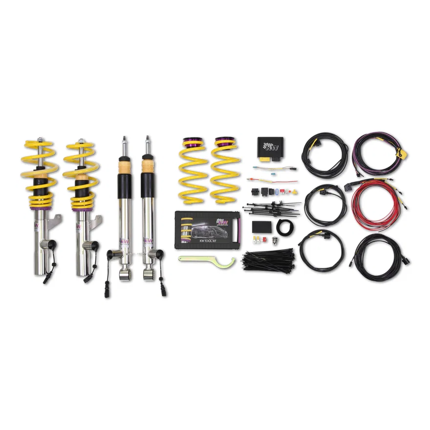 KW 39010012, SUSPENSIONS 39010012 KW DDC ECU COILOVER KIT for Audi