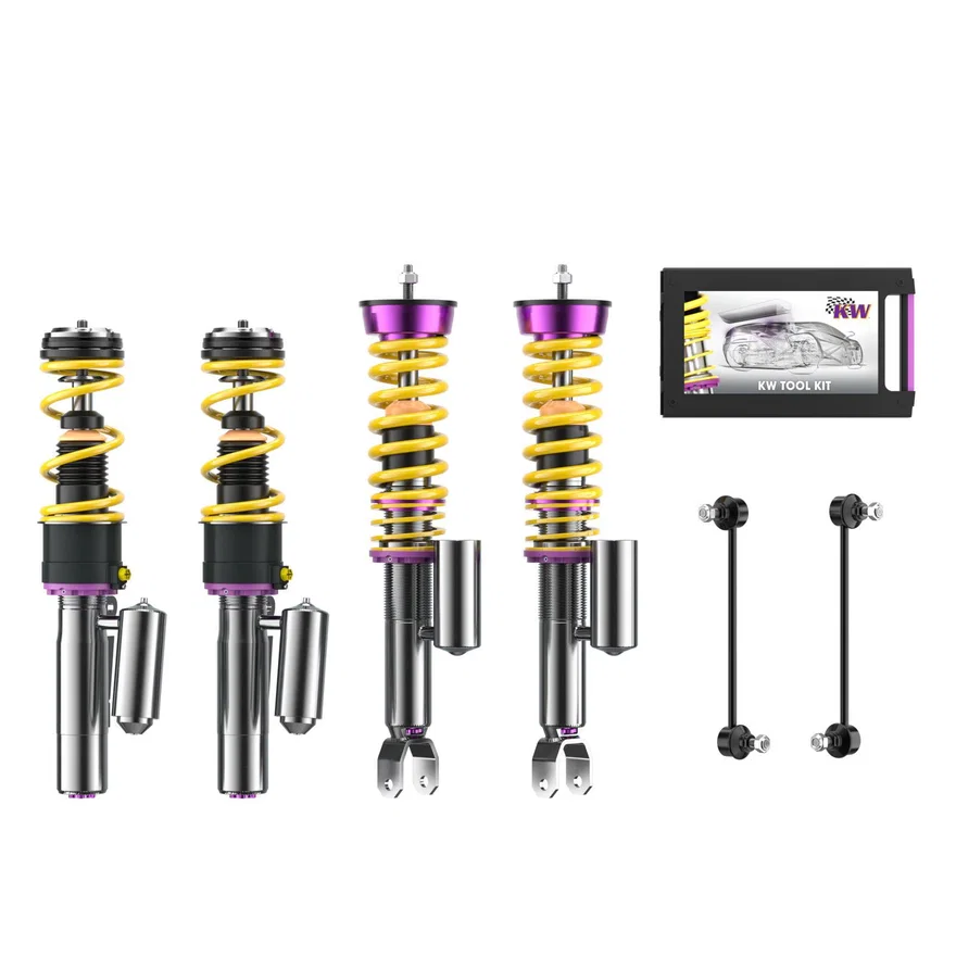 KW 35271223, V3 Coilover Kit with HLS 2 Front Lift for Porsche 911