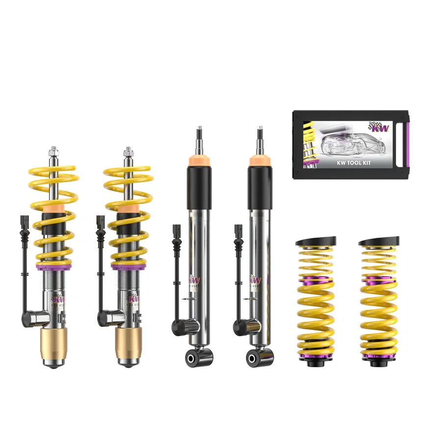 KW 39010054, SUSPENSIONS 39010054 KW DDC ECU COILOVER KIT for Audi