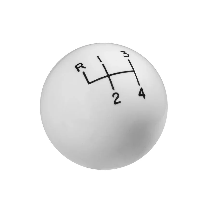 Hurst 1630002, Shift Knob - 4-Speed Pattern - White