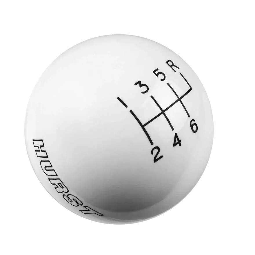 Hurst 1630056, Shift Knob - 6-Speed - White for 1997-2004 Chevrolet Corvette