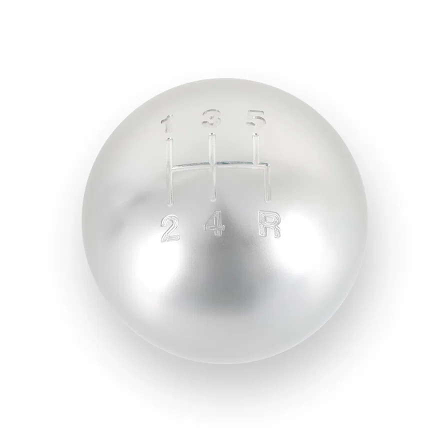 Hurst 163502HST, Billet Shift Knob - 5-Speed Pattern - Silver