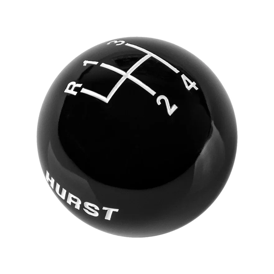 Hurst 1637627, Shift Knob - 4-Speed  - Black