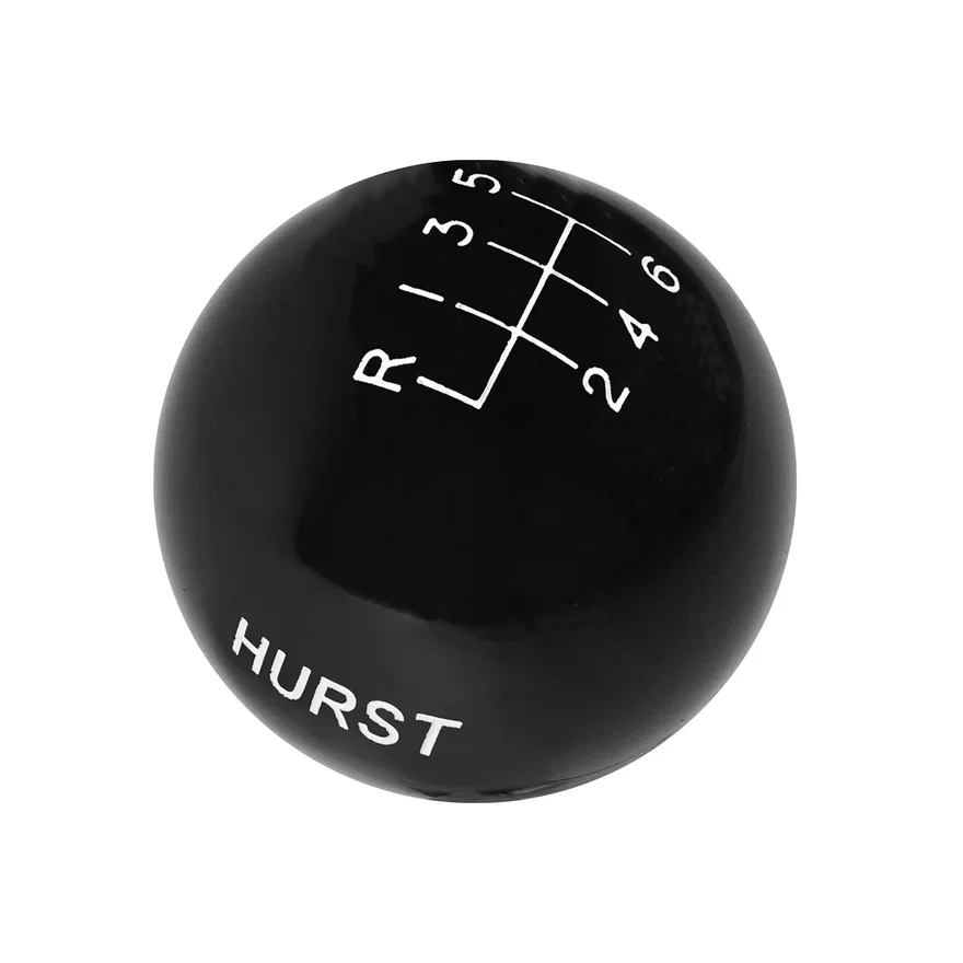 Hurst 1631225, Shift Knob 6-Speed Black for Ford