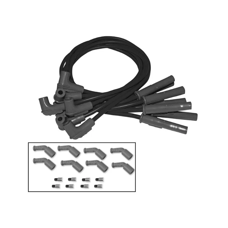 Universal Super Conductor Spark Plug Wire Set LS Engines for Chevrolet, Pontiac and Cadillac