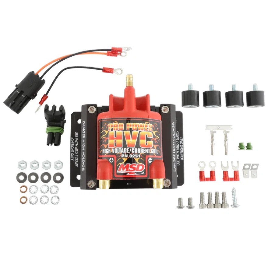 MSD 8251, Ignition Coil - Pro Power HVC - Red