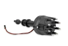 Black Distributor, 351W, Pro-Billet w/Steel Gear for Ford, Mercury and Lincoln image 4