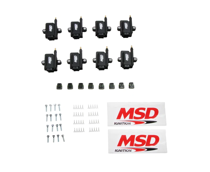MSD 82893-8, Ignition Coil - Smart - 8-Pack - Black
