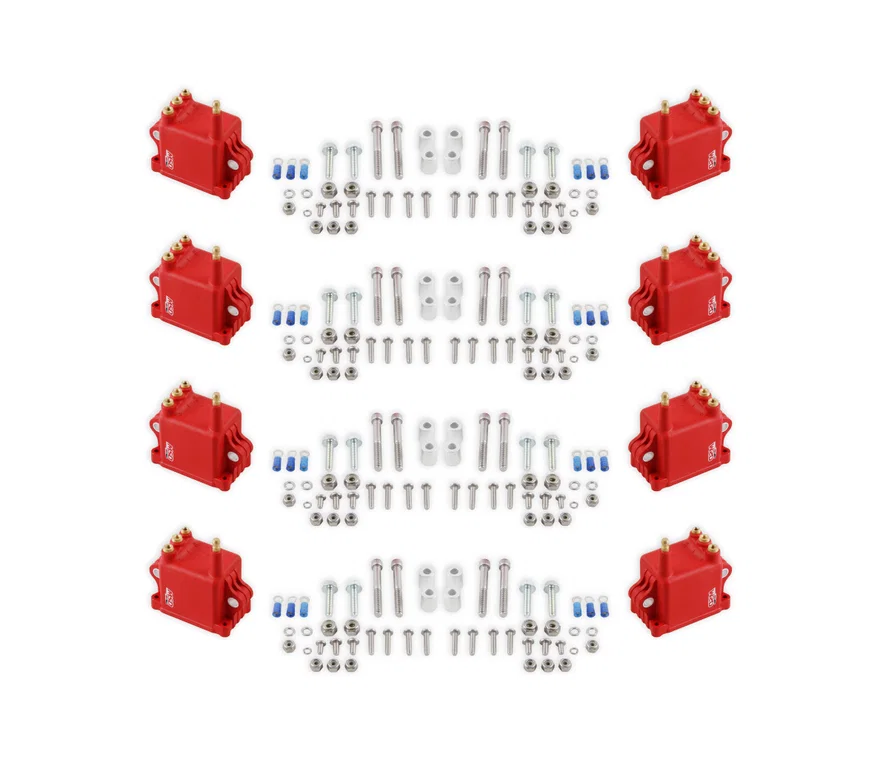 MSD 82808, Ignition Coil - High Output - 8-Pack - Red
