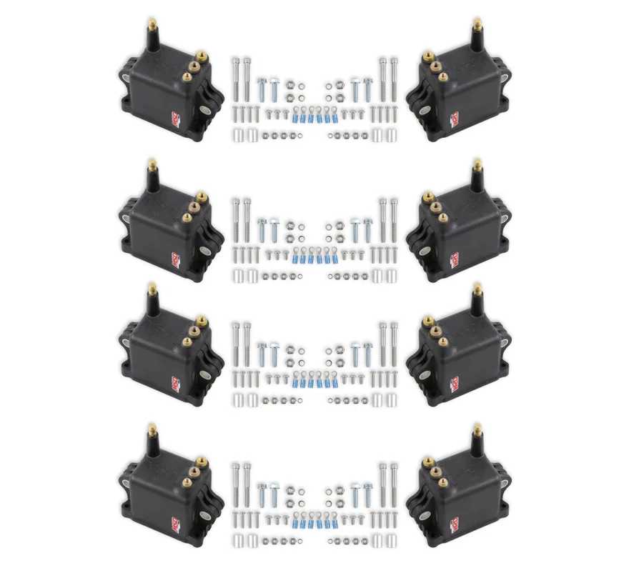 MSD 828038, Ignition Coil - High Output - Black - 8-Pack