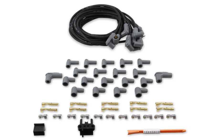 Black Super Conductor Universal 8 cyl. 90° for GMC and Chevrolet