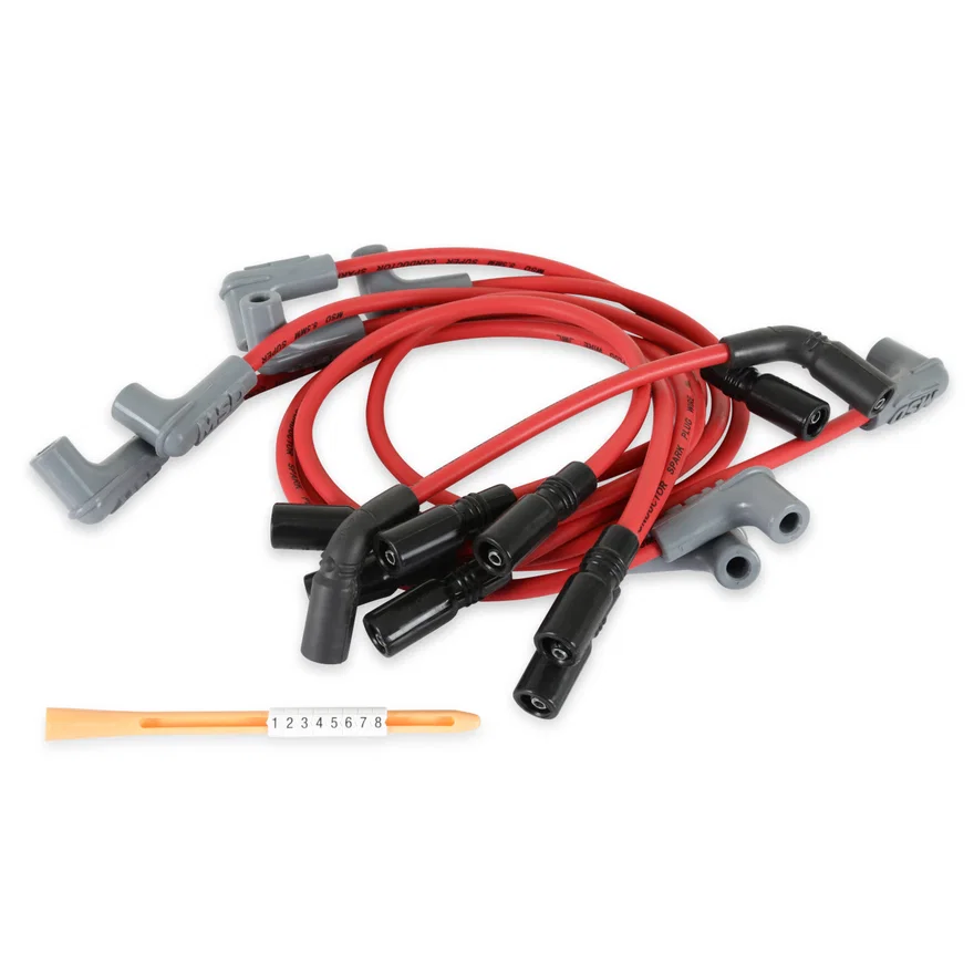Super Conductor Spark Plug Wire Set, Sub.Vort. V8 for Chevrolet, GMC and Cadillac