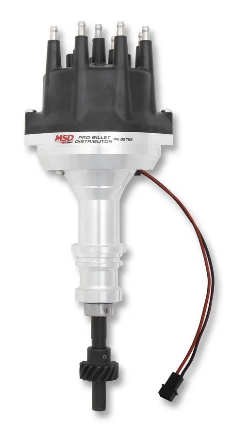 MSD 85795, Ford 289-302 Small Diameter Black Cap Pro-Billet Distributor