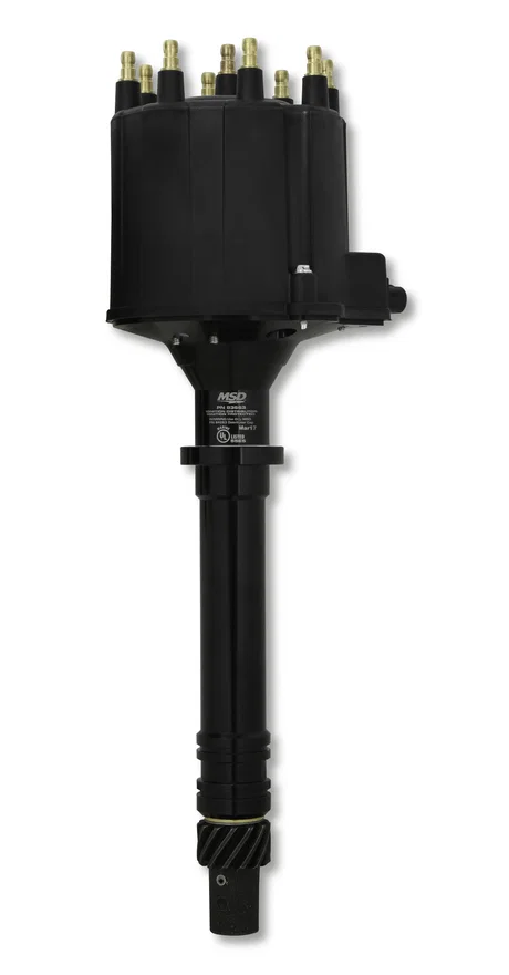 MSD 83663, GM Late Model HEI V8 Ext Coil Distributor- Black