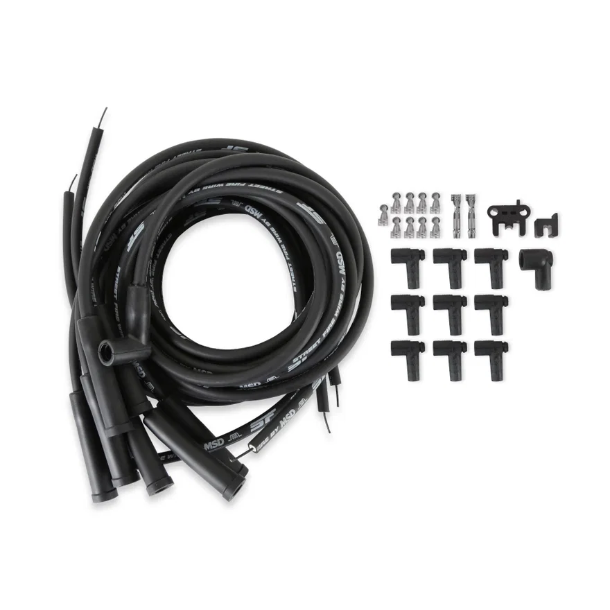 MSD 5550, Street-Fire Wire Set Multi-Angl plug, HEI, Univ