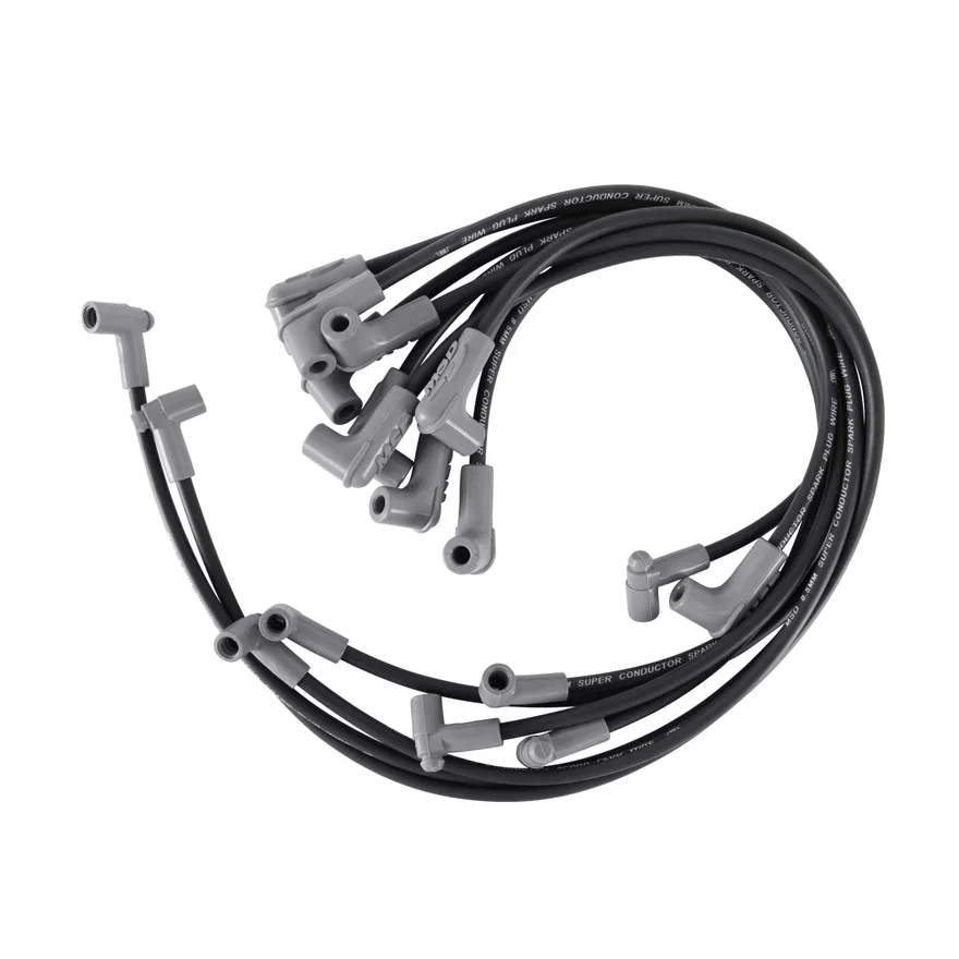 Black Super Conductor SB for use with Low Profile Distributor for Chevrolet, GMC and Pontiac