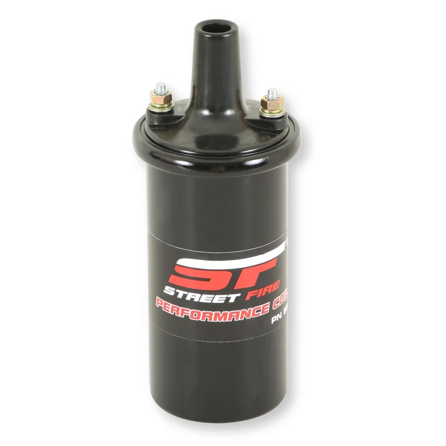 MSD 5524, Street Fire High Performance Ignition Coil, Canister style, Black