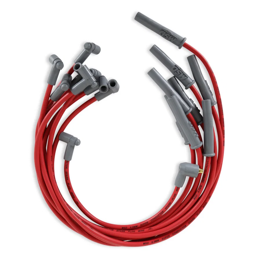 Super Conductor Spark Plug Wire Set, 289-302, w/HEI Cap for Ford and Mercury