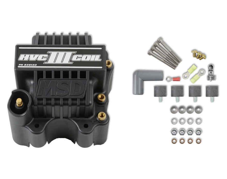 MSD 826123, Ignition Coil - HVC-3 Series - Black