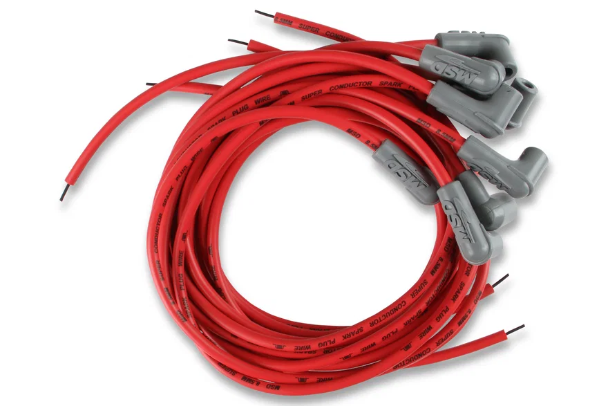 Super Conductor Spark Plug Wire Set 8 Cyl 90° Plug, Socket/HEI Cap for GMC and Chevrolet