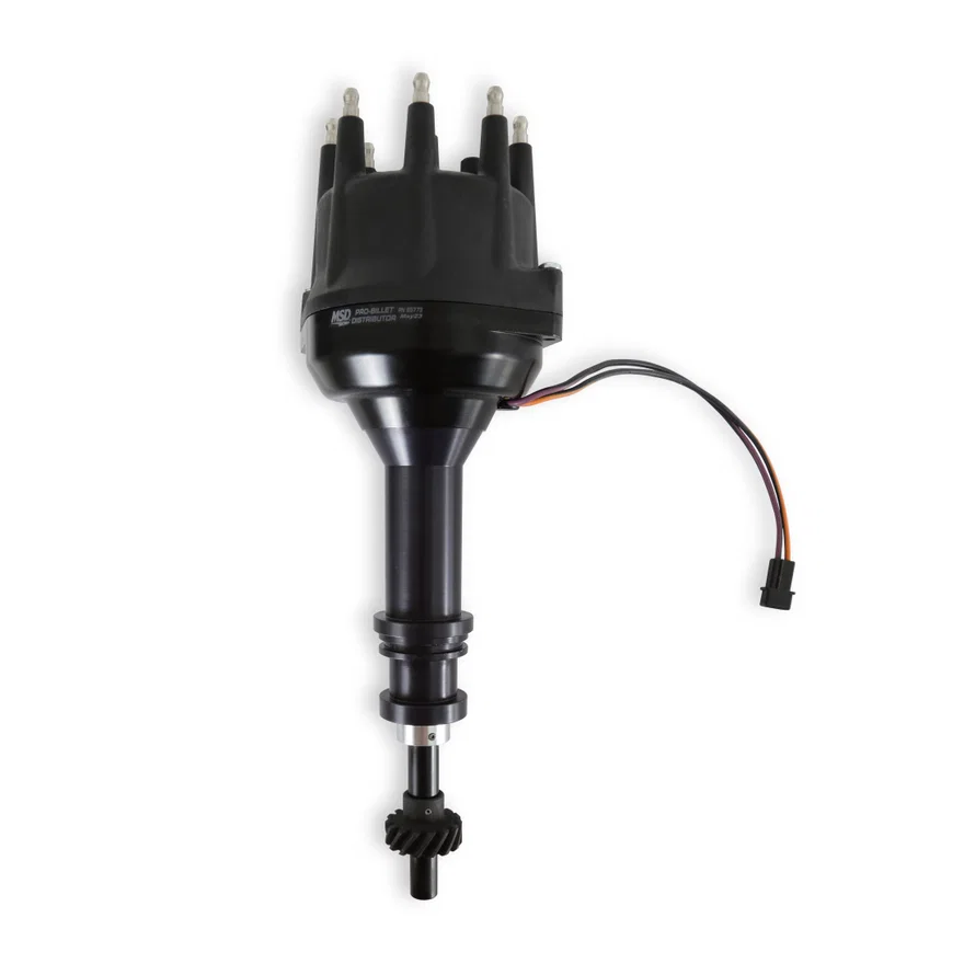 Black 351C 460 Pro-Billet Distributor for Ford