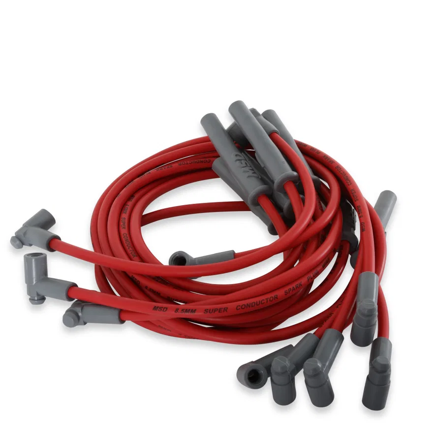 Super Conductor Spark Plug Wire Set, 351C-460, w/HEI Cap for Ford, Mercury and Lincoln