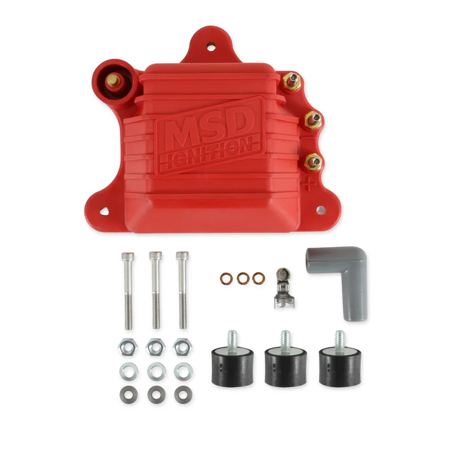 MSD 8142, IGNITON COIL - PRO MAG - 44 AMP - RED