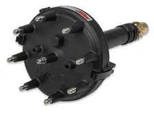 Black Low-Profile Crank Trigger Distributor for Chevrolet, GMC and Pontiac image 3